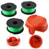 3pcs Trimmer Spool Line + Cap For Black & Decker GL7033 GL8033 GL9035 A6482 Lawn Mower String Garden Power Tool Accessories