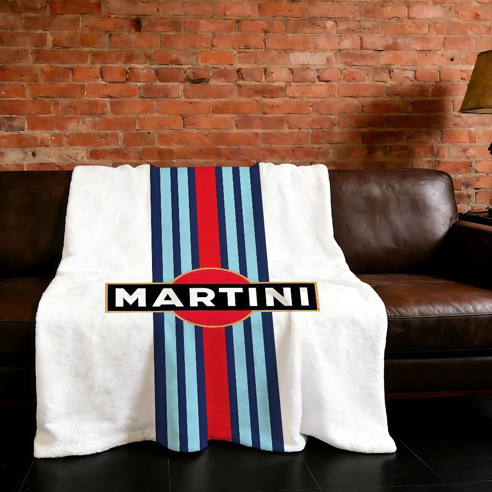 Decke Super Logo R-Racing-ES M-Martini Warm Bequem Plüsch Überwurf Coole Decke Kind Zuhause Sofa Schlafzimmer Geschenk