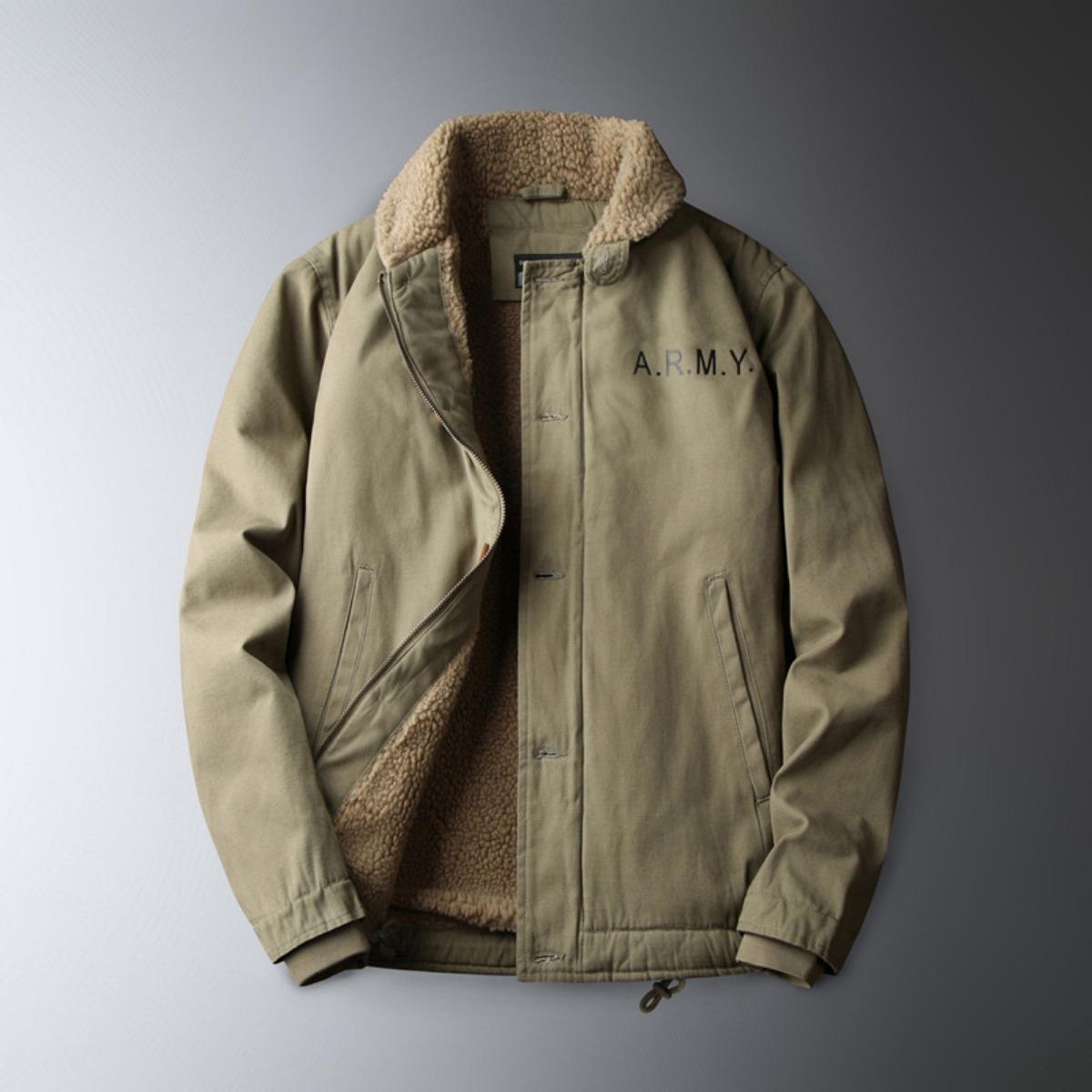 

Мужская куртка в стиле ретро рабочей одежды в клетку - Прочная, Плотная, Удобная, Ветрозащитная, Теплая на флисе, с дизайном манжет 4XL армия зеленый