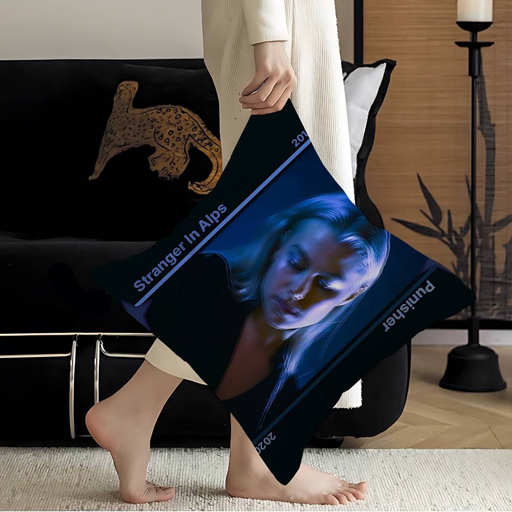 Singer Phoebe Bridgers Music Album Personalized Pillow Cover Kids Bedroom Wild Party Decor Pillowcase Kid Birthday Shower Gift
