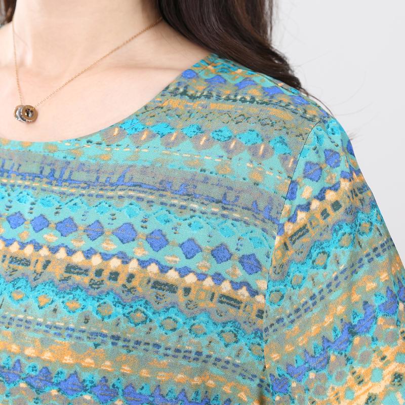 Dámská dvoudílná sada pro větší velikosti, letní vintage oblečení, volné ležérní kalhoty