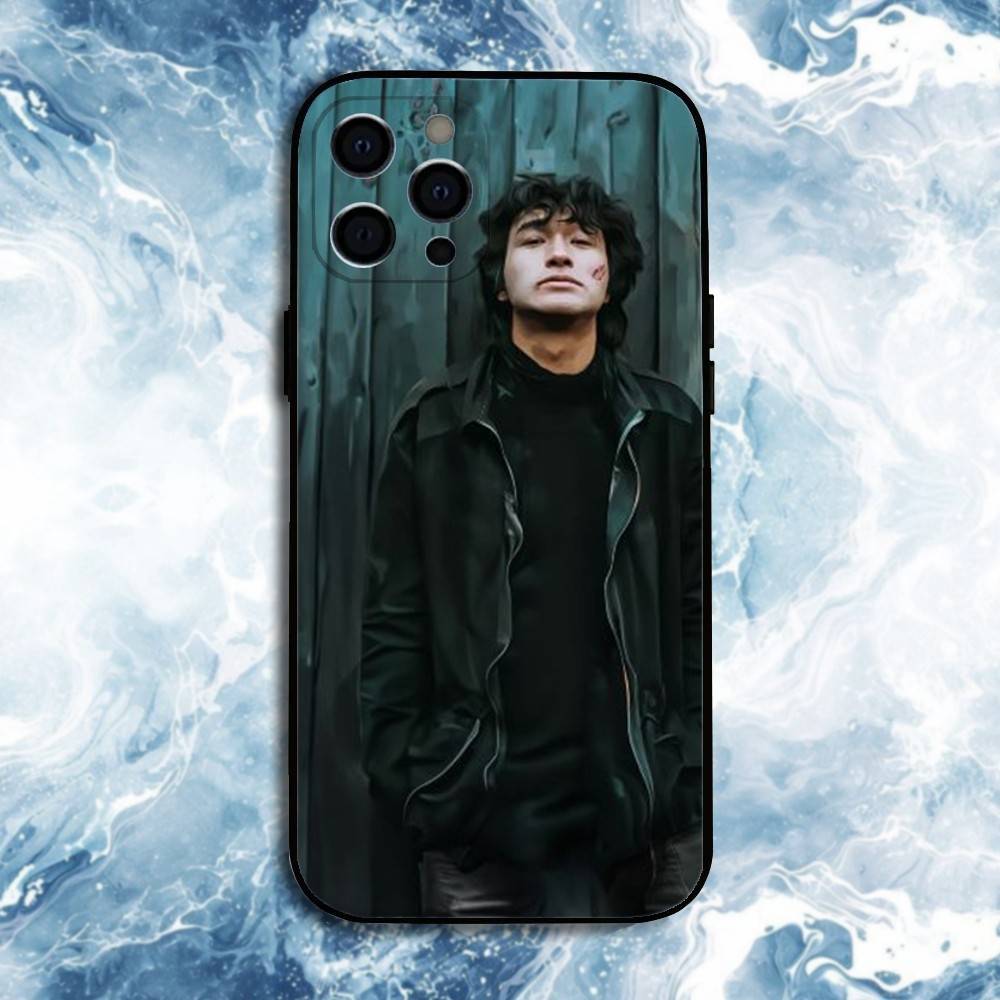 Viktor Tsoi Sänger Handyhülle Für iPhone17,16,15,14,13,12,11 Plus,Pro Max, Weiche Silikon Schwarze Hülle