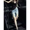 American Retro Cartoon Embroidered Curved Jeans 2026 Polka Dot Loose Wide Leg Pants Streetwear Teens Youth