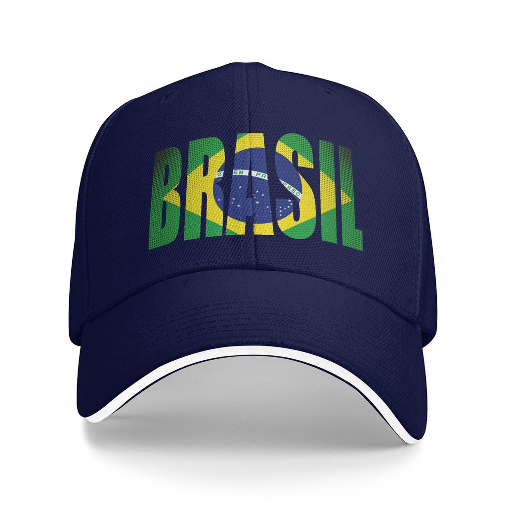 Bandeira Do Brasil Fans Brazil Flag Souvenirs Baseball Cap Funny FeUnisex Unisex Hip Hop Hats Outdoor Gym Snapback Cap Gift