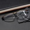 Progressive Multifocus Computer Reading Glasses  Retro Metal Prescription Blue Light Blocking for Men and Women Eyeglasses