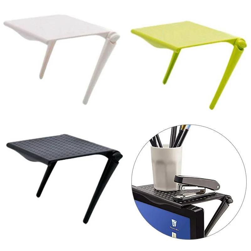 Adjustable Computer Monitor Riser Multi-Function Desktop Stand with Top Shelf Storage Organizer Innovative Desk Accessories