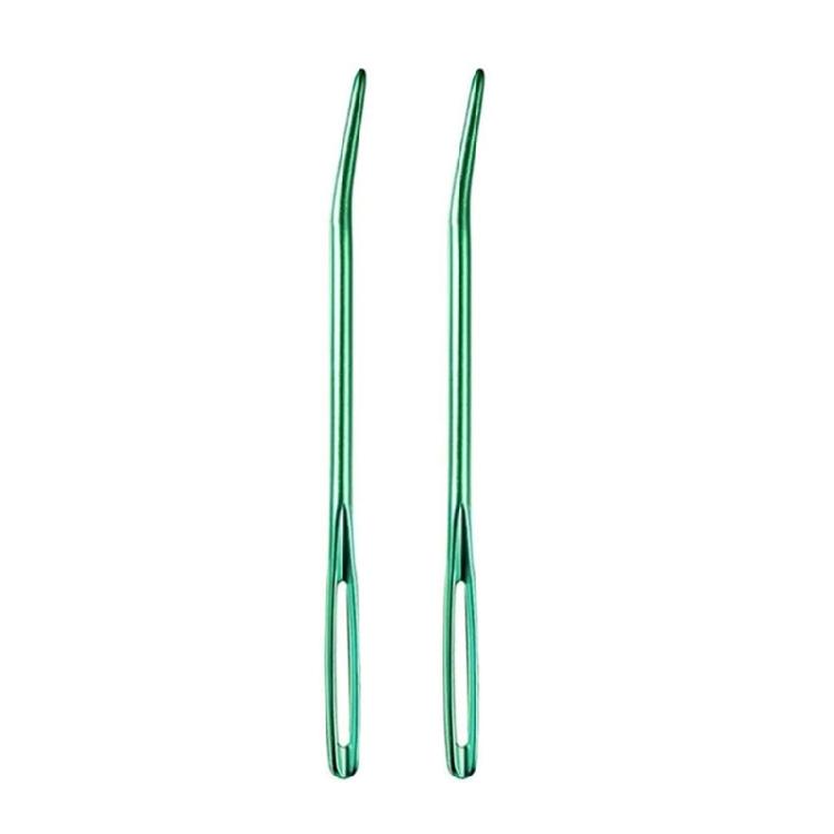 Large Eye Sewing Needle Embroidery Bent Needle Yarn Darning Needle for Sewing