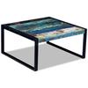 VidaXL Table basse Bois de récupération massif 80 x 80 x 40 cm