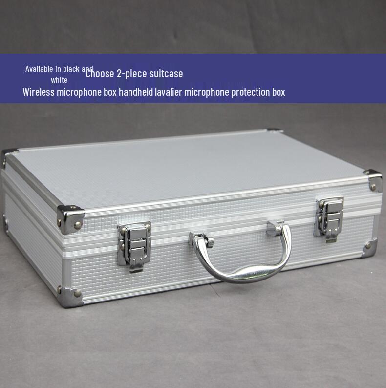 KTV Shockproof Aluminum Handheld Microphone Storage Case