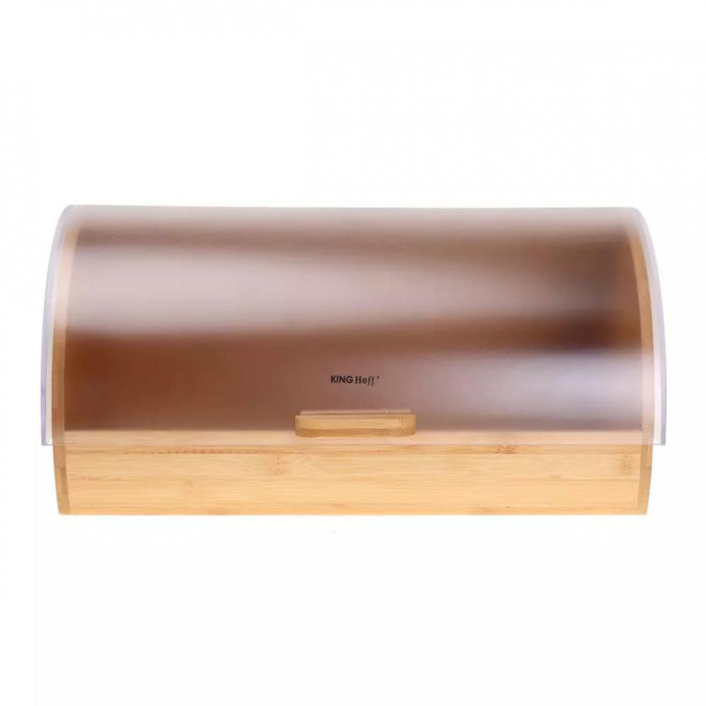 Kinghoff Kh-3216 Bamboo-Acrylic Bread Box