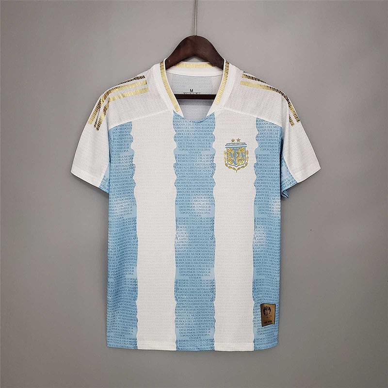 Argentina commemorative version football jersey Maradona Argentina jersey shirt MARADONA S