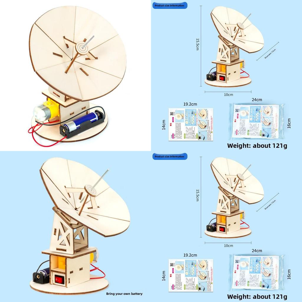 Science Diy Radar Detector Model Kit For Kids Educational Stem Toy