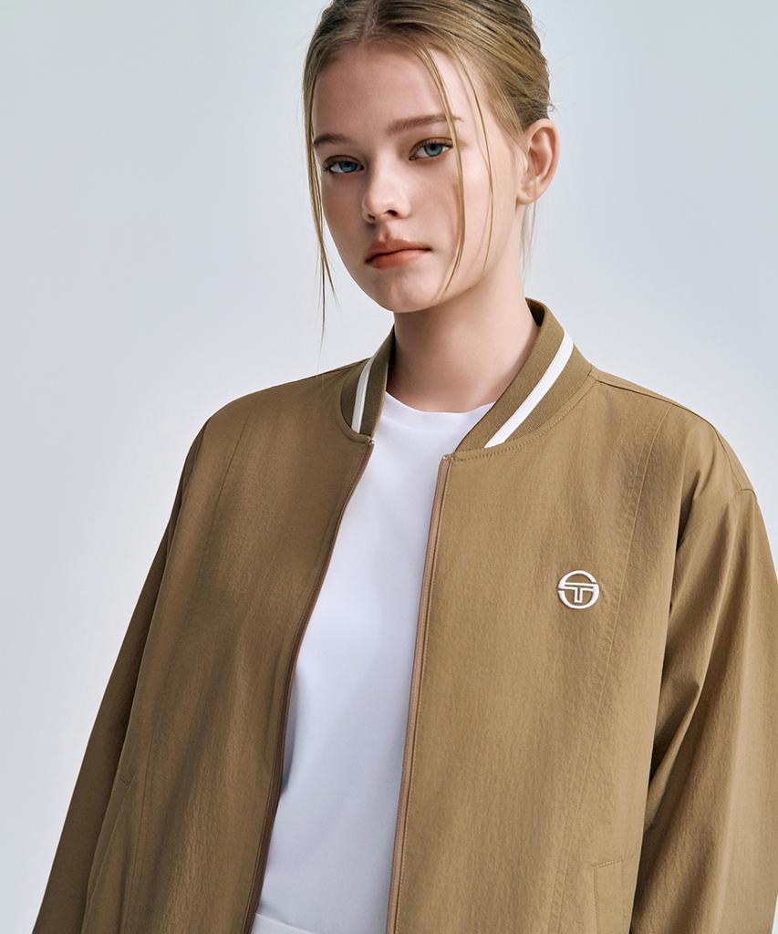 Sergio Tacchini U Light Stretch Varsity Jacket (D.Beige)