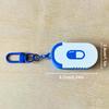 Mini Sliding Pill Box Keychain Medication Organizer Multiple Compartments Travel Pill Organizer Portable Pill Pod Tablet Case
