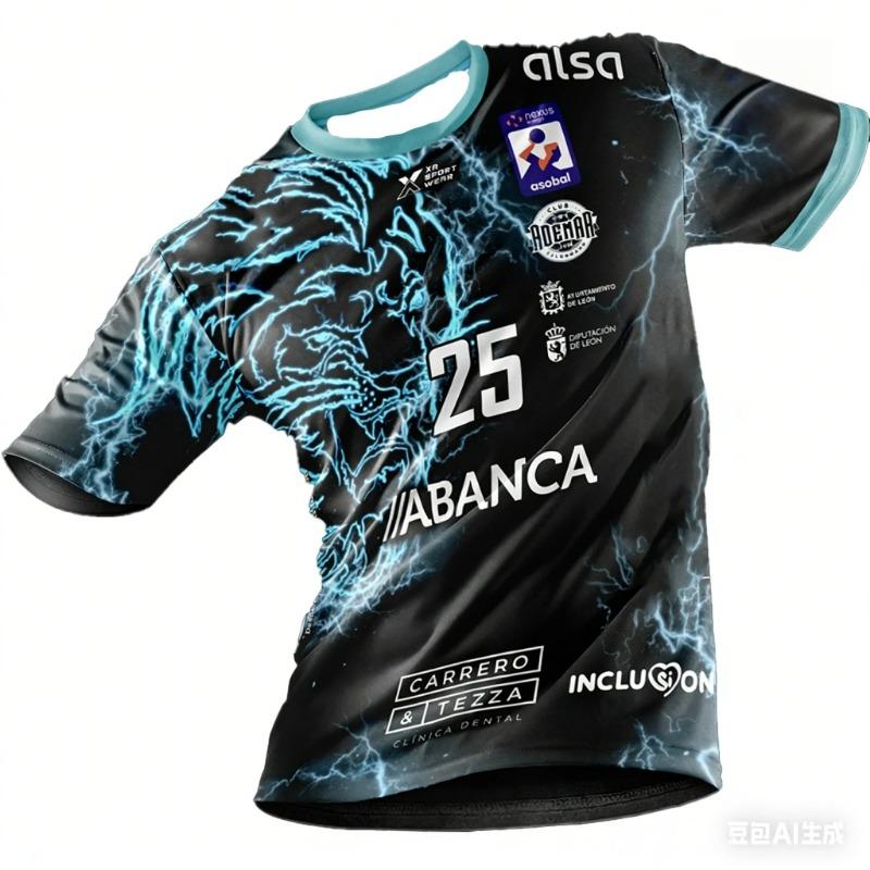 New ABANCA Ademar León 2026 New Arrival Spain Handball Jersey 3D Printed Casual T-Shirt Home Away