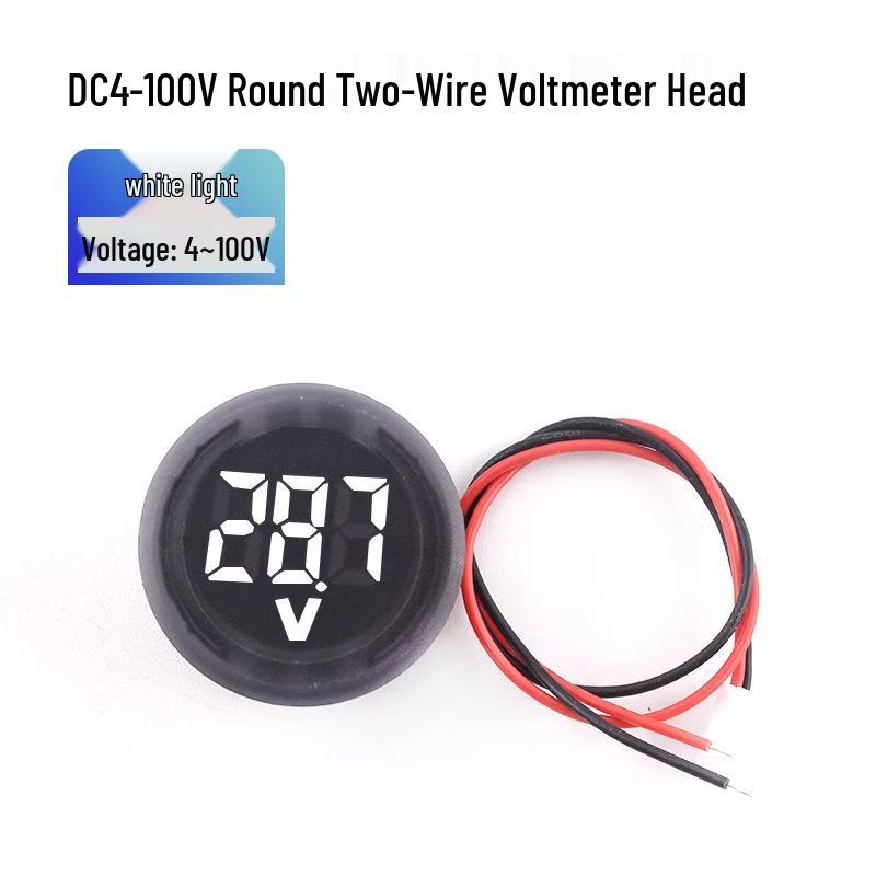 Digital Voltmeter Head: 0.28/0.36/0.56 Inch, 30V-120V, Two/Three-wire Options, With/Without Shell