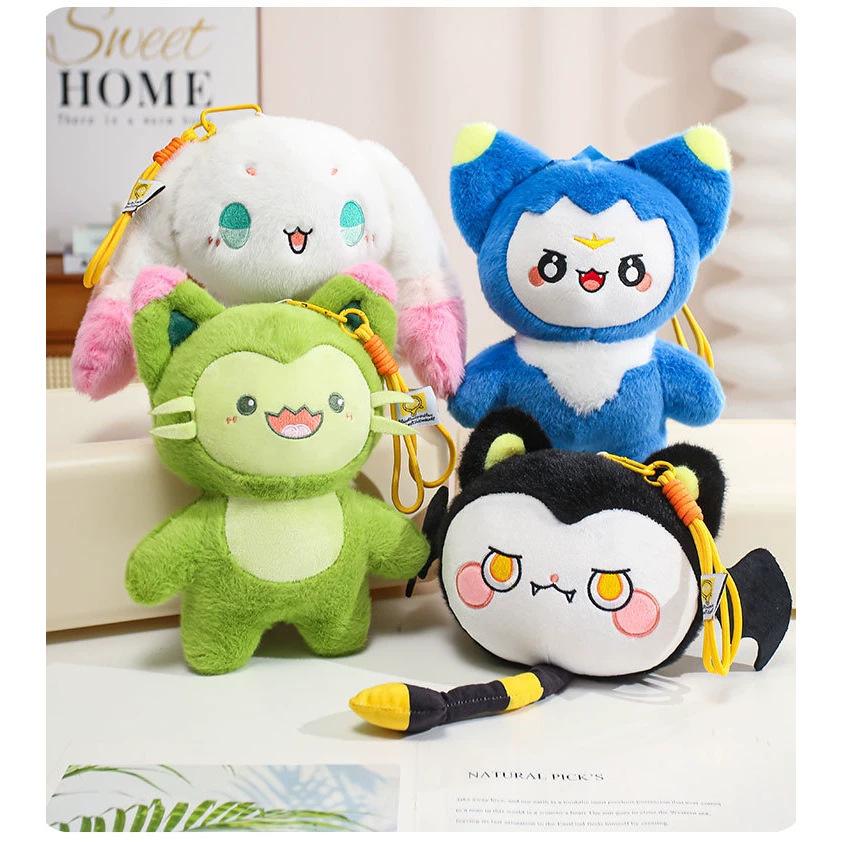 Bambola Peluche Miao Miao del Regno Roco, Ciondolo Gatto Carino e Creativo, Regalo per Bambini, Peluche Morbido e Adorabile