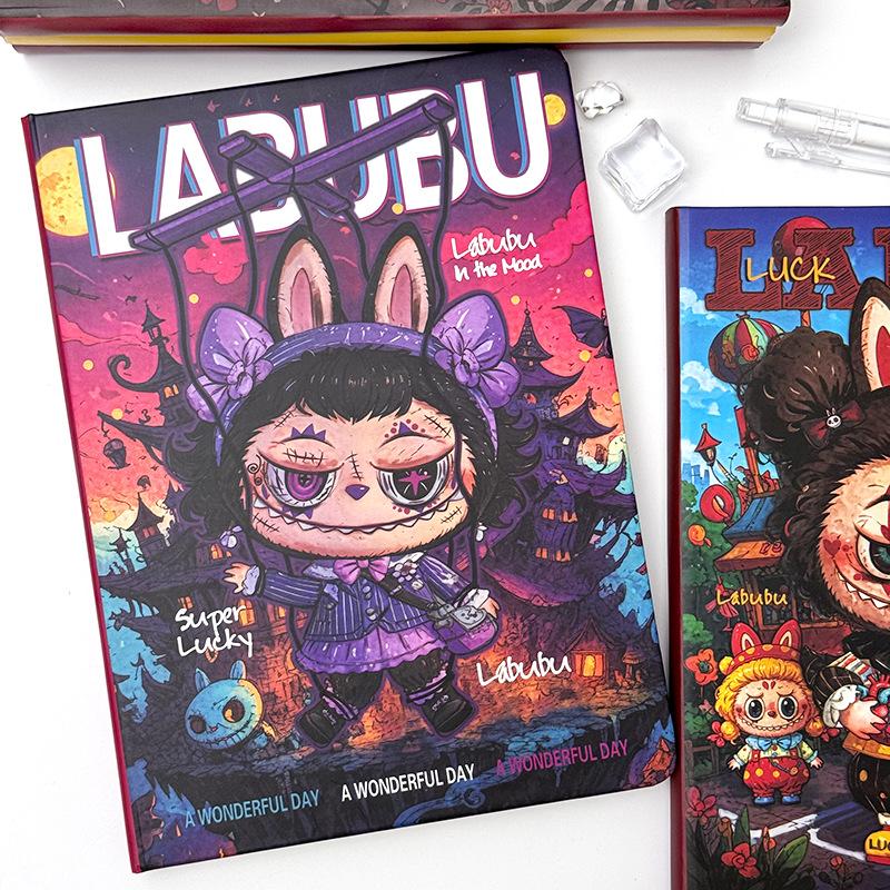 A5 Notebook High-value Cartoon Horizontal Line Book Cartoon Hand Account Book Student Super Thick Notepad