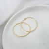 14K Gold-Filled Geometric Pendant: Square, Round, Teardrop, Heart Shapes for DIY Earrings
