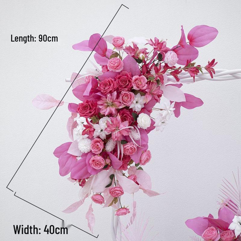 Large Silk Flower Arrangement for Wedding Aisle and Banquet Decor