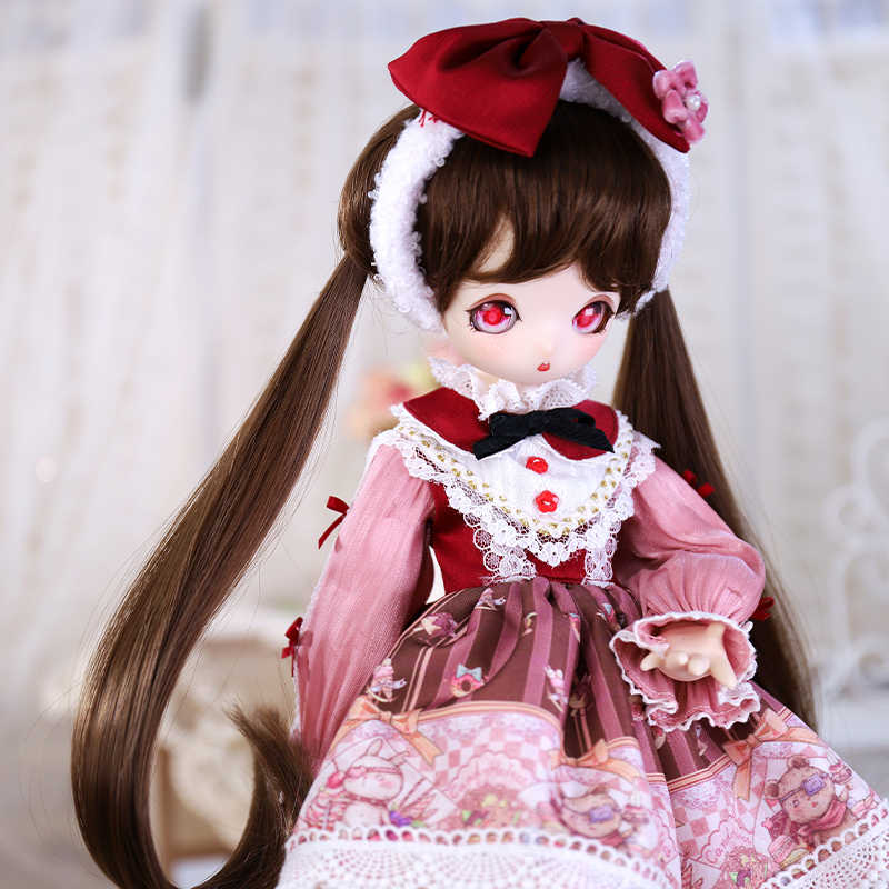 Official Dream Fairy 1/4 Kawaii 16 Inch Ball Jointed Doll Full Set With Student Uniform Bjd Msd Diy Collection Toy Girls