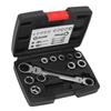Ratcheting Wrench Socket Set Multifunctional Double Flex Head 72 Tooth Ratchet Wrench 14 19mm