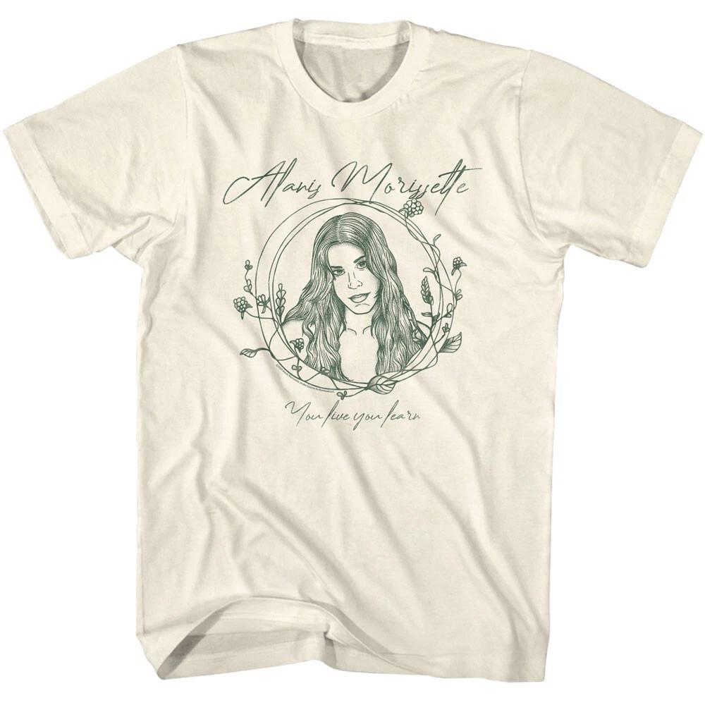 Alanis Morissette You Live You Learn Sketch Men s T Shirt Alternative Music S