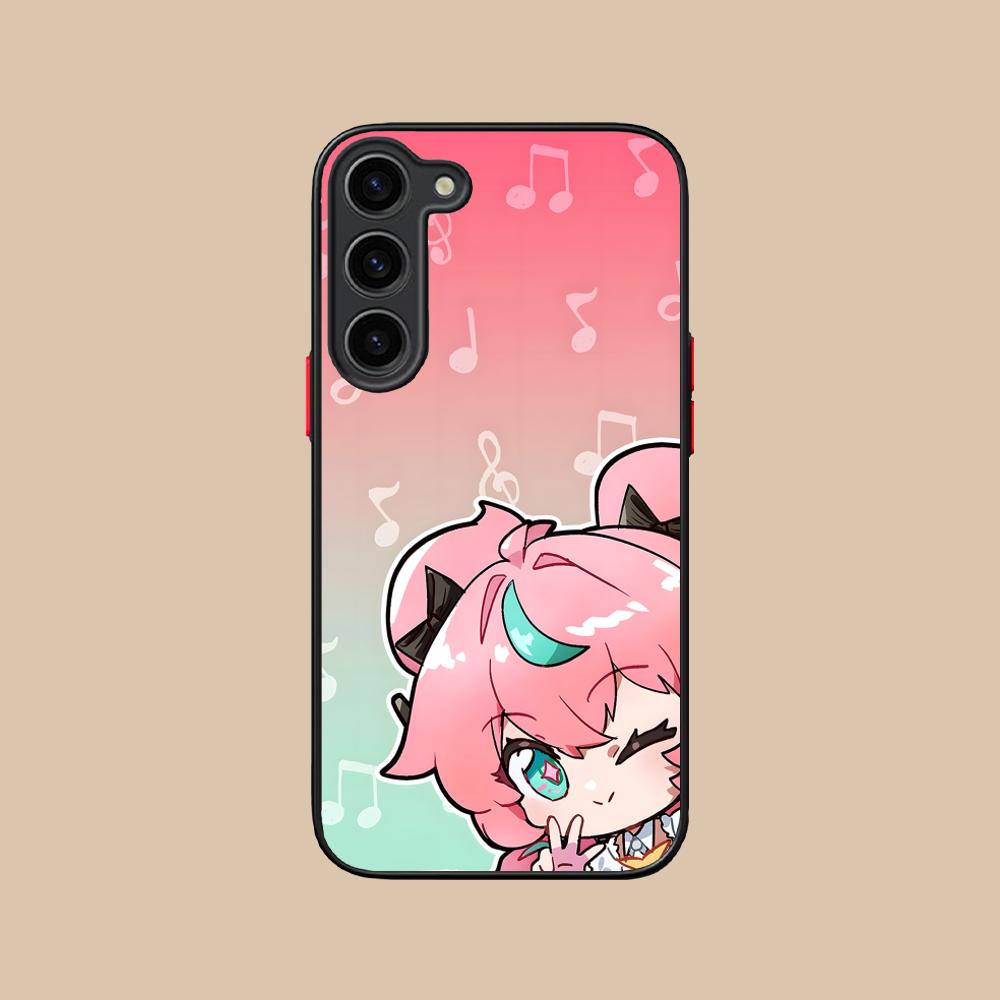 Zenless Zone Zero Aria Silicone Mobile Phone Case for Samsung Galaxy S26 S25 S24 S23 S22 S21 Plus FE Ultra Colorful Cover