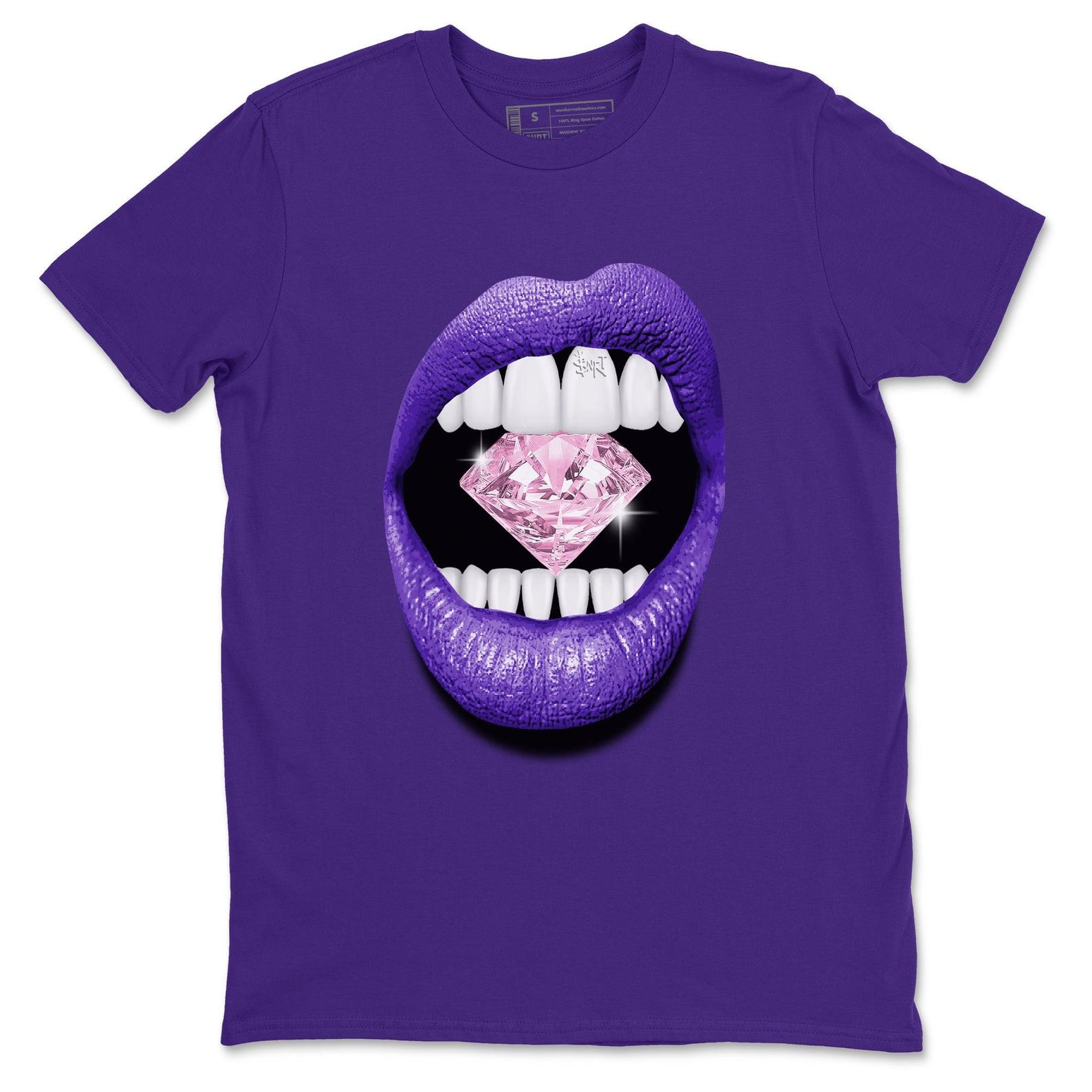 Lips Diamond Graphic Tee - Canyon Purple Sneaker Threads 3XL