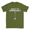 Men's T-Shirts Back To Speranza Flare Vintage 100% Cotton Tee Shirt Short Sleeve  T Shirt O Neck Clothing Plus Size