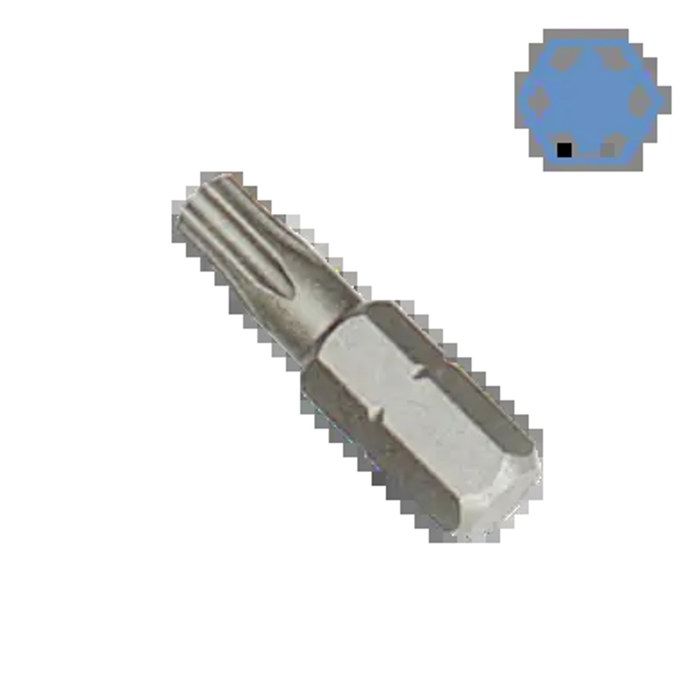Embout hexagonal T10, 1/4 Pouce, Acier S2