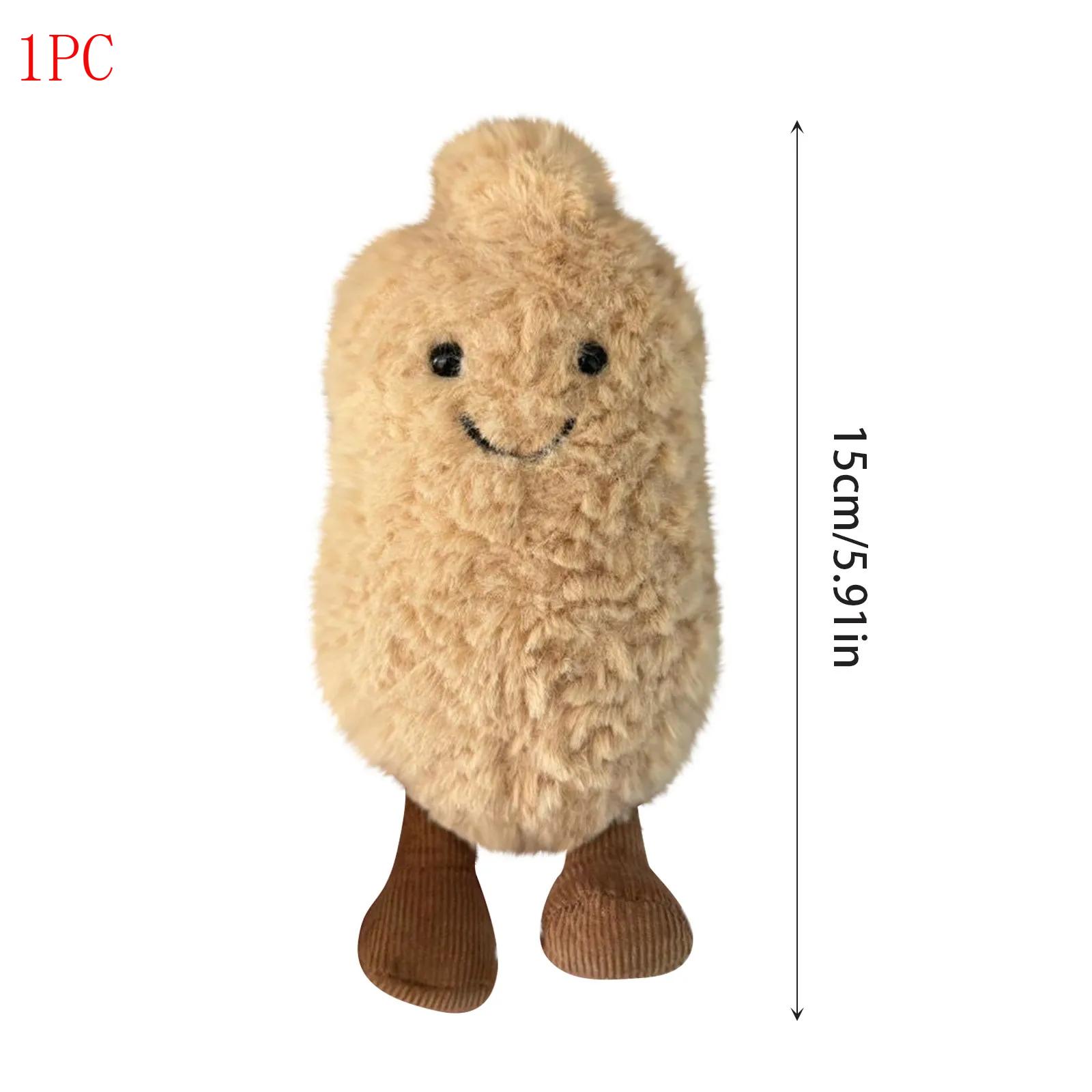 

Jellycat 15см Маленькая кукла-арахис Подвеска для украшения гостиной Предметы домашнего обихода Милая игрушка-кошка Плюшевая игрушка Подарок для девочки на Рождество/День рождения One Size