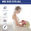 Zipper Closure Bridal Face Cover Cap Washable Makeup Clothing Protector  Bridal Shops