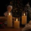 Electronic Flameless LED Candle Light Bright Battery Operated Lamp with Realistic Flame Christmas Holiday Wedding Home
