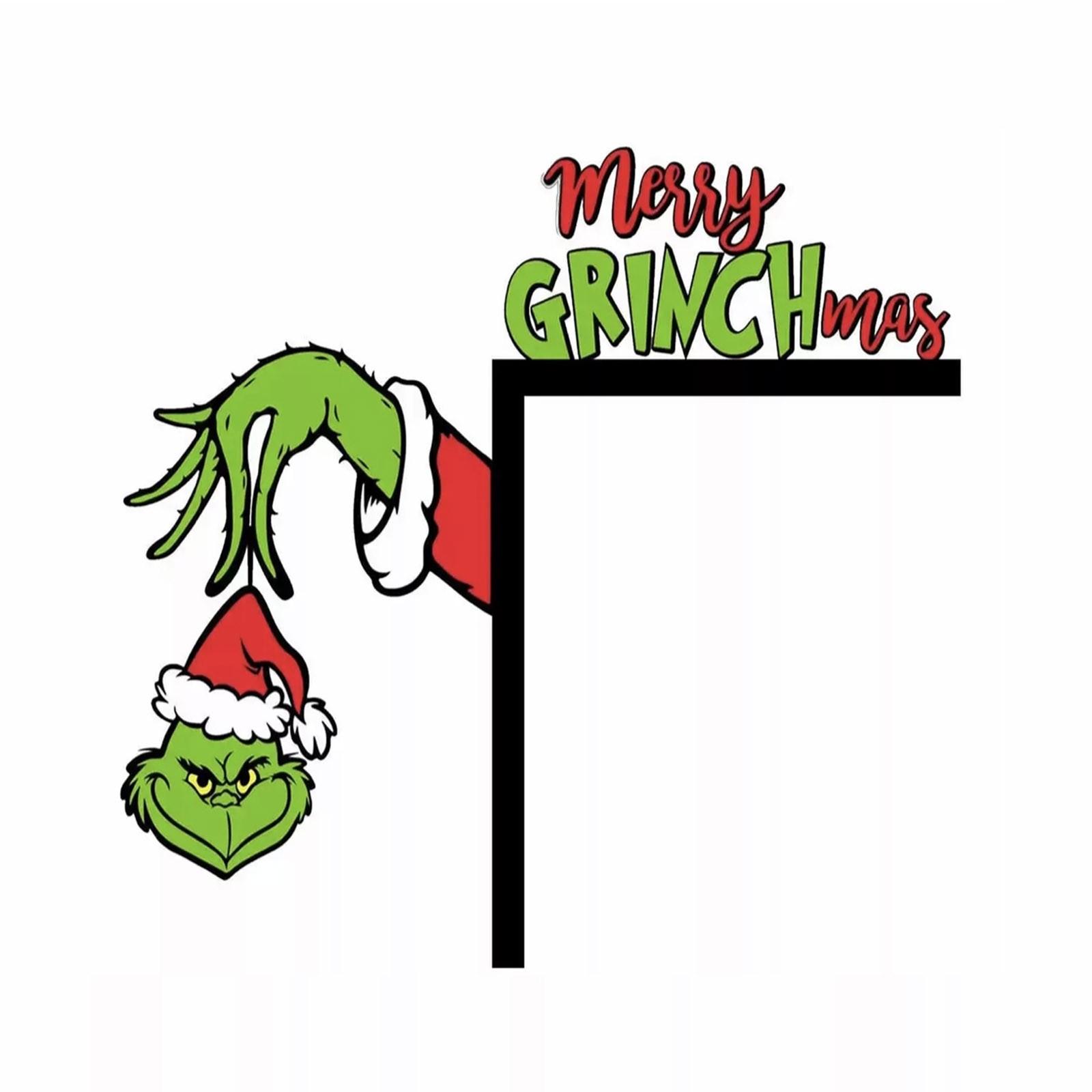 

Рождественские дверные украшения Дверные угловые украшения Рождественское украшение дверной рамы(1шт) One Size