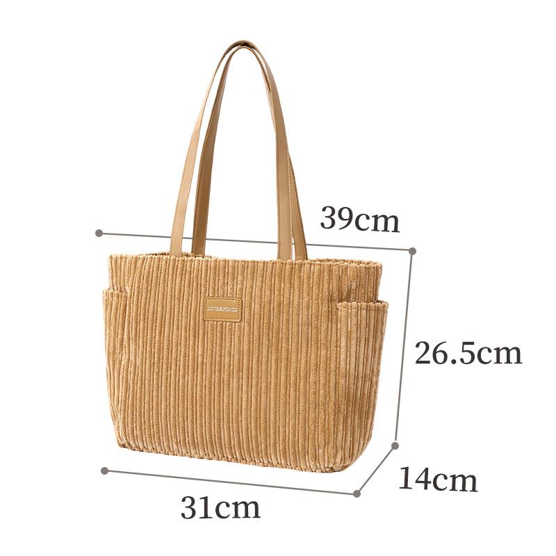 

Fashion Vintage Shoulder Bag for Women, Large Capacity Tote Bag, Casual Commuting Handbag for Daily Use and Shopping KTB