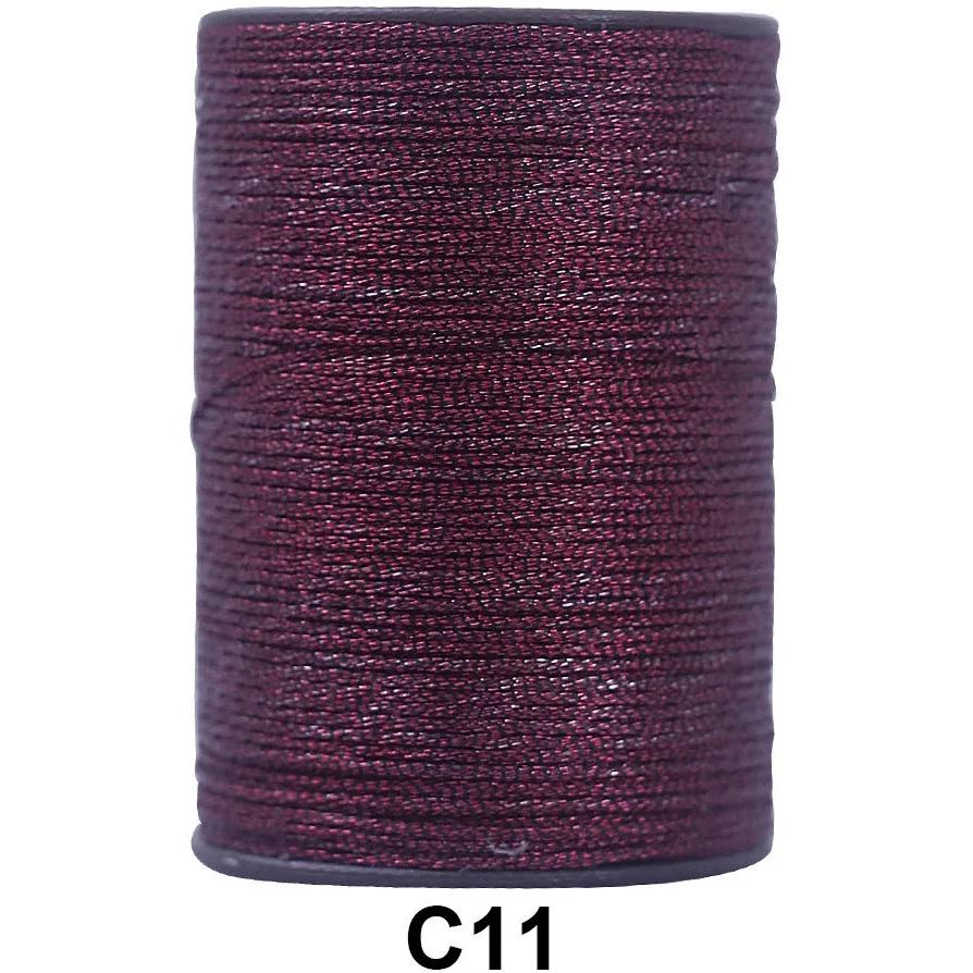 Metallic Embroidery Threads Glittery Thread Spool Polyester Sewing Thread for Embroidery Quilting Ideal Sewing ( 0.3-0.4-0.5mm )