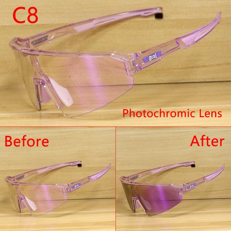 

ELICIT Спортивные фотохромные велосипедные солнцезащитные очки для мужчин и женщин Очки для бега на открытом воздухе Велосипедные очки с оправой для близорукости Очки для шоссейного велосипеда MTB