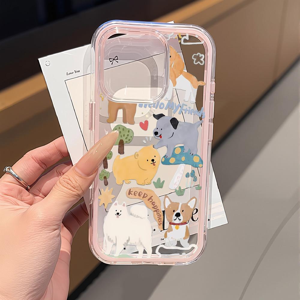 Painted Phone Case for iPhone 17 11 12 13 14 15 16 iPhone 17 12 13 14 15 16 Pro 17 12 13 14 15 16 Pro Max  High Quality Painted Animal Cute Phone Case