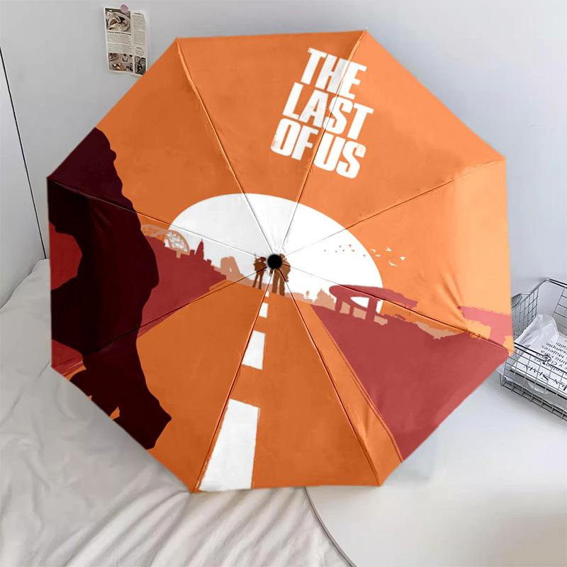 

1 PC Automatic Folding Umbrella - Cartoon Pattern, Portable & Foldable Design with 47 Ribs, Christmas Birthday Gifts