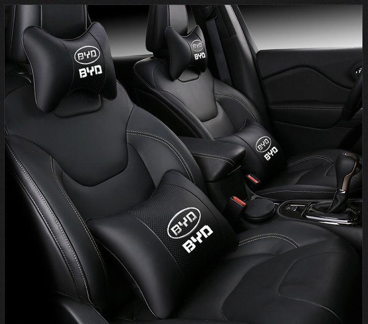 Reposacabezas y cojín de respaldo para coche eléctrico BYD Han (modelos Song/Qin/Plus/Seal) y almohada para cuello y cintura