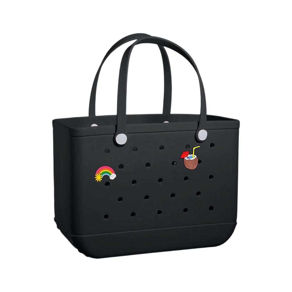 Hole Bag Travel Outdoor Wear-resistant Beach Bag With Stickers