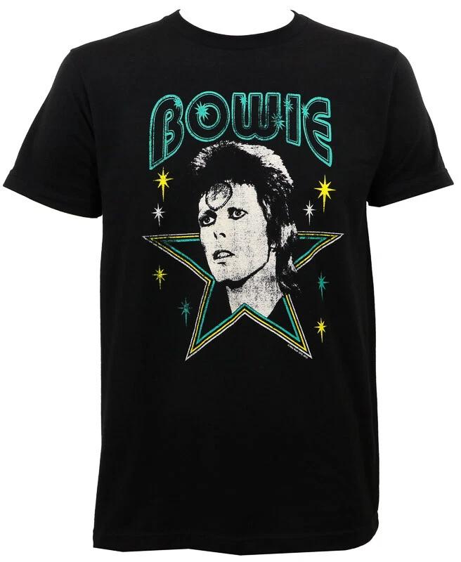 DAVID BOWIE Stars Portrait Slim-Fit T-Shirt S M L XL 2XL NEW XS