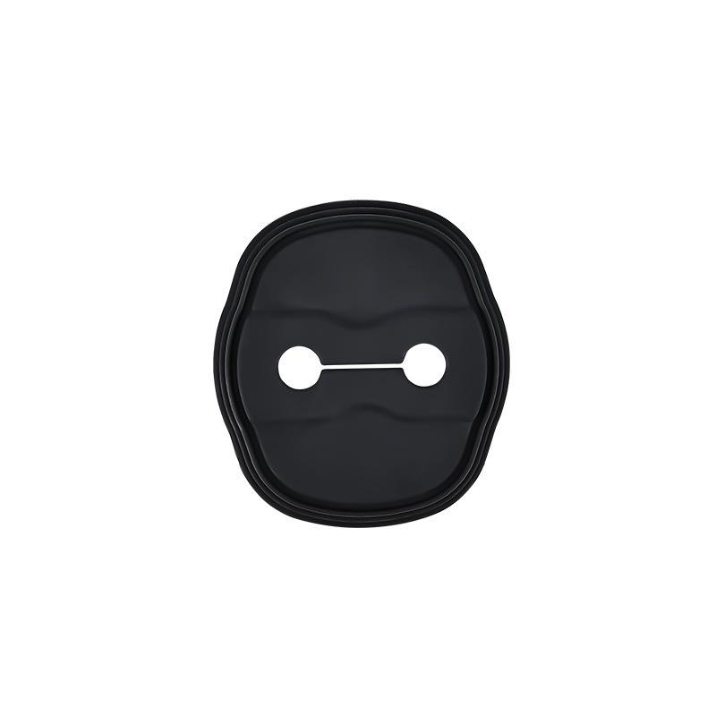 Car Door Lock Cover: Full Wrap Silicone Shock Absorption Pad