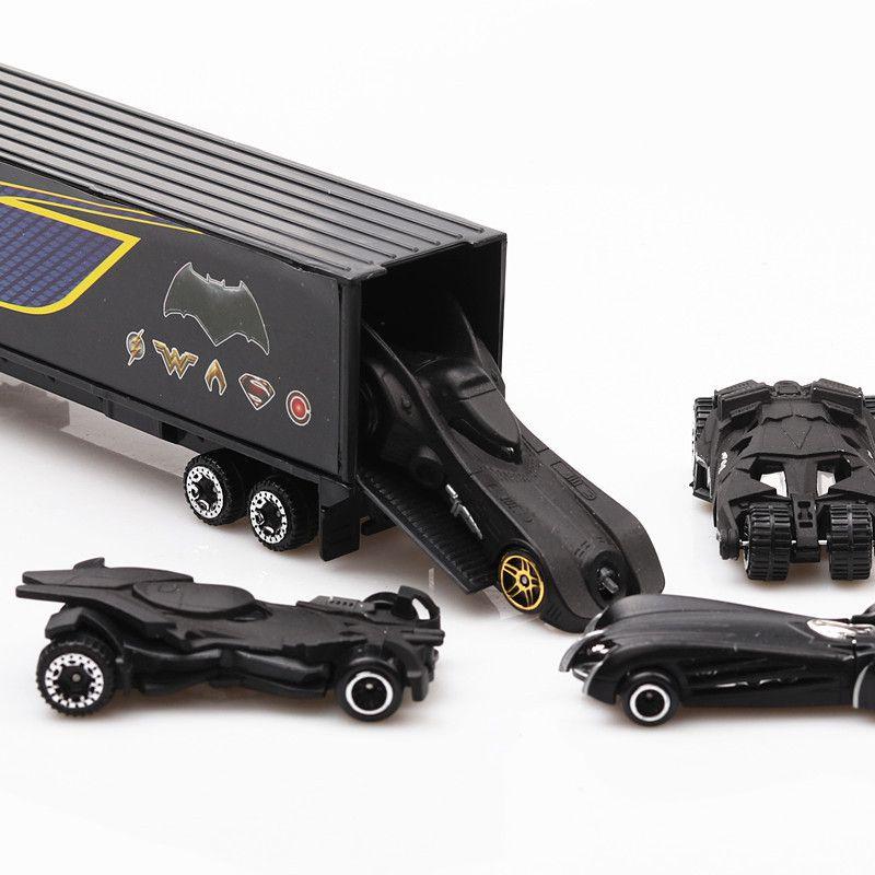 Prémiová kvalita 7 ks/šarže The Dark Knight Batman Autíčka Modelová Slitina Diecast PVC