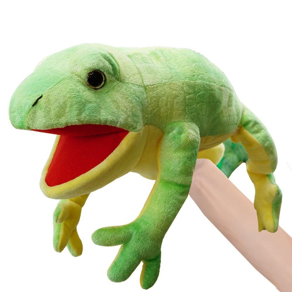 Schildkröte Salamander Tier Handpuppe Eidechse Schlange Stofftier Plüsch Handpuppe Frosch Krokodil Simulierte Erzählpuppe