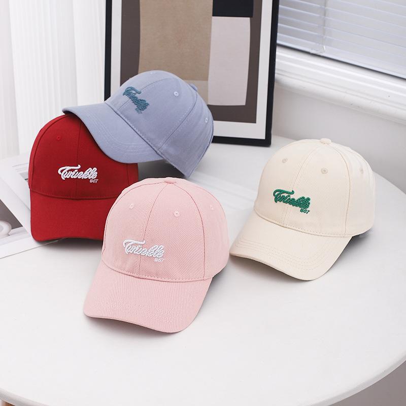 Embroidery Letter Baseball Cap Women'S Spring Summer Versatile Cap Men'S Casual Versatile Outdoor Hat