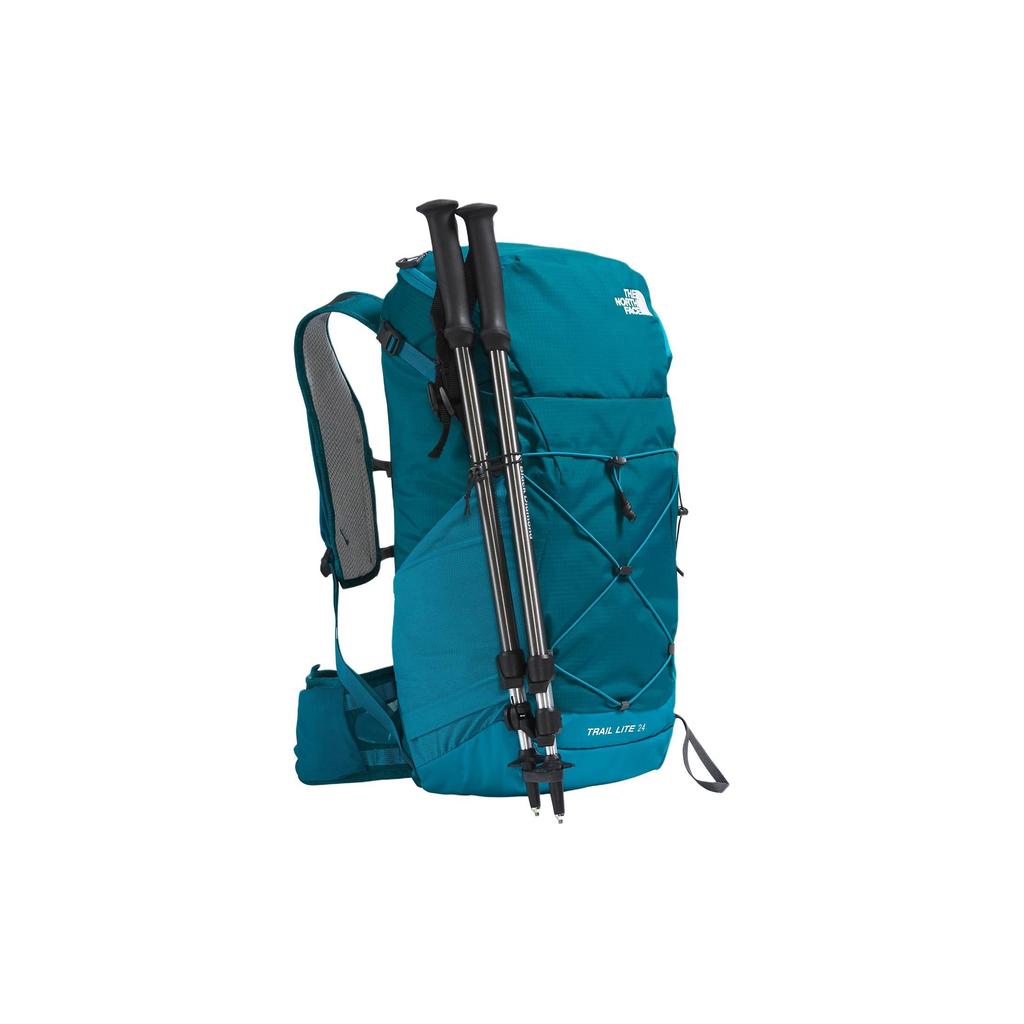 The North Face Trail Lite 24L/25L Front Brand Print Zipper Outdoor Bag Women backpack Moss-Green NF0A87C6-UIE