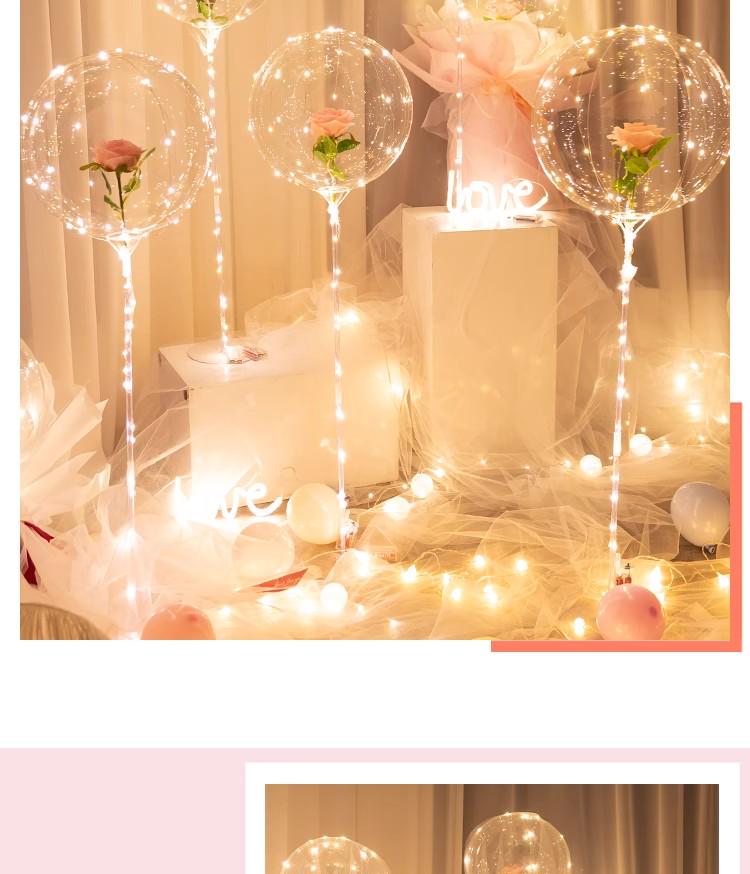 Romantic Proposal & Birthday Indoor Balloon Decoration Set