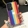 Rainbow Gradient Love Desgin Soft Phone Case for Samsung A17 A16 A15 A14 A13 A57 A56 A55 A54 A53 A37 A36 A35 A34 A33 A26 A25 A24